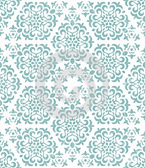 Ornate geometric wallpaper