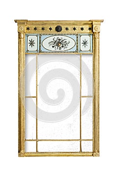 Ornate gilded pier mirror