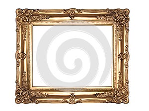 Ornate gold frame