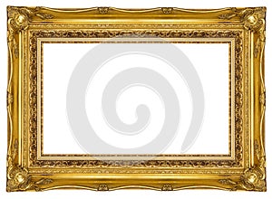 Ornate Gold Picture Frame