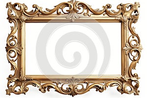 Ornate Golden Picture Frame