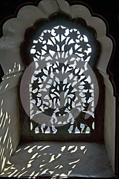 Ornate Indian Window Screen