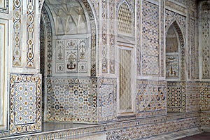 Ornate Inlaid Marble Building
