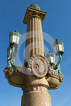 Ornate lamp post