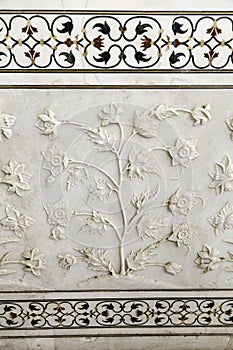 Ornate Marble Work and Inlaid Stone photo