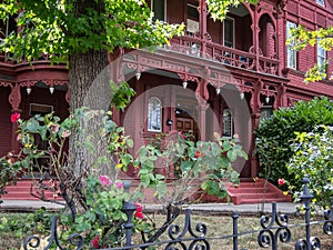 Ornate residence, California gold country photo