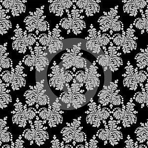 Ornate seamless floral Wallpaper for design