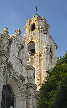 Ornate Steeple Mission Dolores San Francisco photo