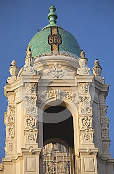 Ornate Steeple Mission Dolores San Francisco