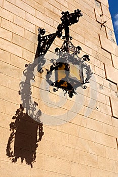 Ornate Street Lamp in Palermo, Sicily