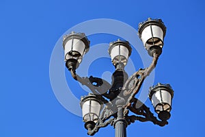 Ornate street lanterns