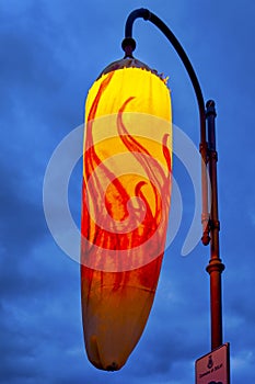 Ornate street light photo