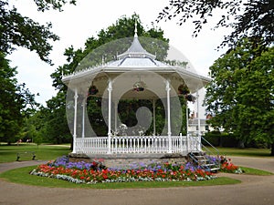 Ornate Victorian band stand
