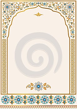 Ornate Wedding invitation template