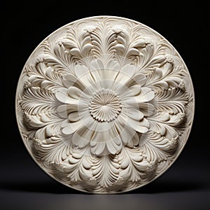 Ornate Wood Carving With Floral Motifs - Lee Broom Style