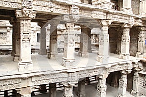 Ornately carved fine pillars