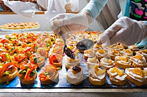 Ornating catering food specialities