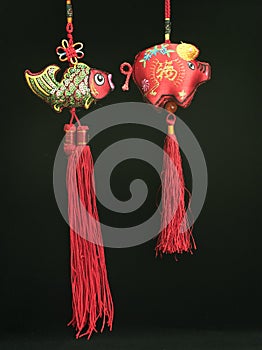 Ornement of chinese new year photo