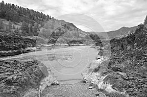 Orocto rapids on the Katuni River