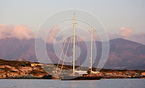 Orographic clouds, Calvi, Corsica,