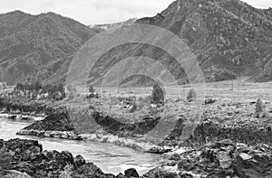 Orokto valley of the Katun River