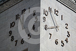 Orologio doppio photo