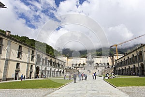 Oropa Sanctuary, known as Sacro monte della beata Vergine Oropa, Italy