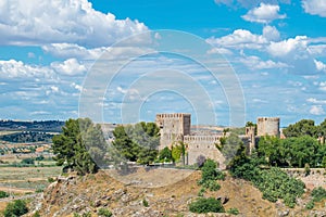 Oropesa castle at Toledo Castilla La Mancha in Spain. photo