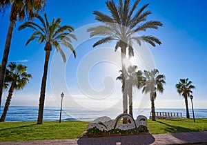 Oropesa de Mar beach mosaic bench park photo