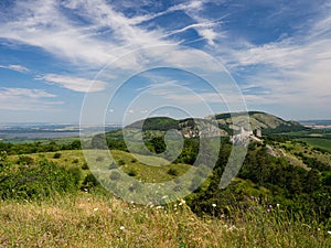 Orphan Castle and Devin Girl`s hill - Palava Protected Landscape Area, Czech republic