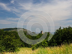 Orphan Castle and Devin Girl`s hill - Palava Protected Landscape Area, Czech republic
