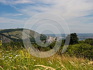 Orphan Castle and Devin Girl`s hill - Palava Protected Landscape Area, Czech republic