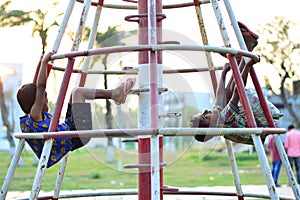 Orphan Kids Playing