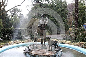 Orpheus fountain in Gurzuf park