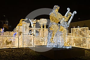 Orpheus at Wilanow Royal Garden of Light