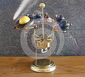 Orrery Steampunk Art Clock