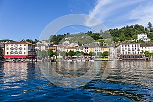 Orta San Giulio village, in Piedmont region, Italy