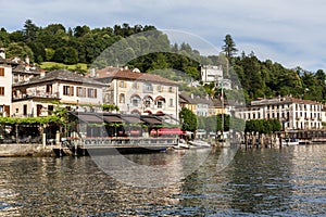 Orta San Giulio village, in Piedmont region, Italy