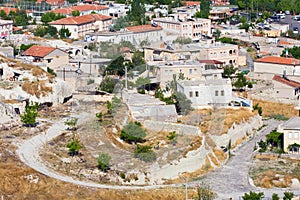 Ortahisar cave city in Capapdocia