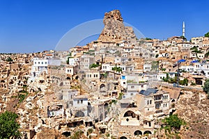 Ortahisar cave town, Cappadocia, Turkey