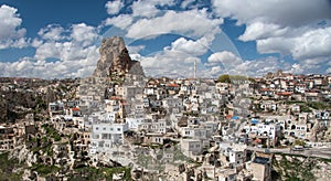 Ortahisar - an old rock town