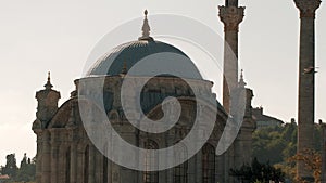 Ortakoy Mosque on the Bosphorus, Turkey, Istanbul, also known as the Great Mosque of Mudidiye Camii