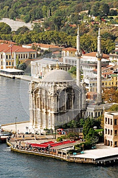 Ortakoy Mosque - bosporus - istanbul photo