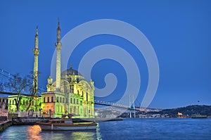 Ortakoy Mosque at Istanbul photo