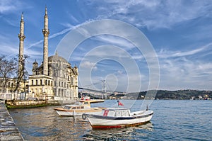 Ortakoy Mosque at Istanbul photo
