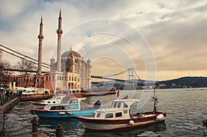 Ortakoy Mosque in Istanbul