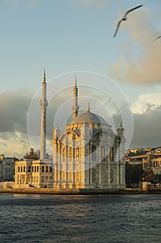 Ortakoy Mosque Sunset Istanbul