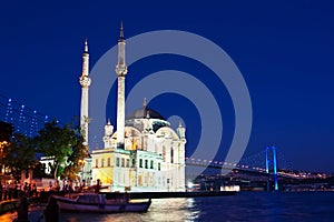 Ortakoy in night