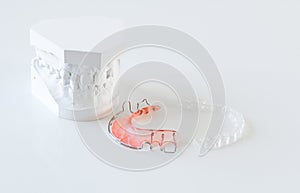 Orthodontic braces and molds photo