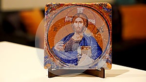 Orthodox Byzantine style icon of Jesus Christ